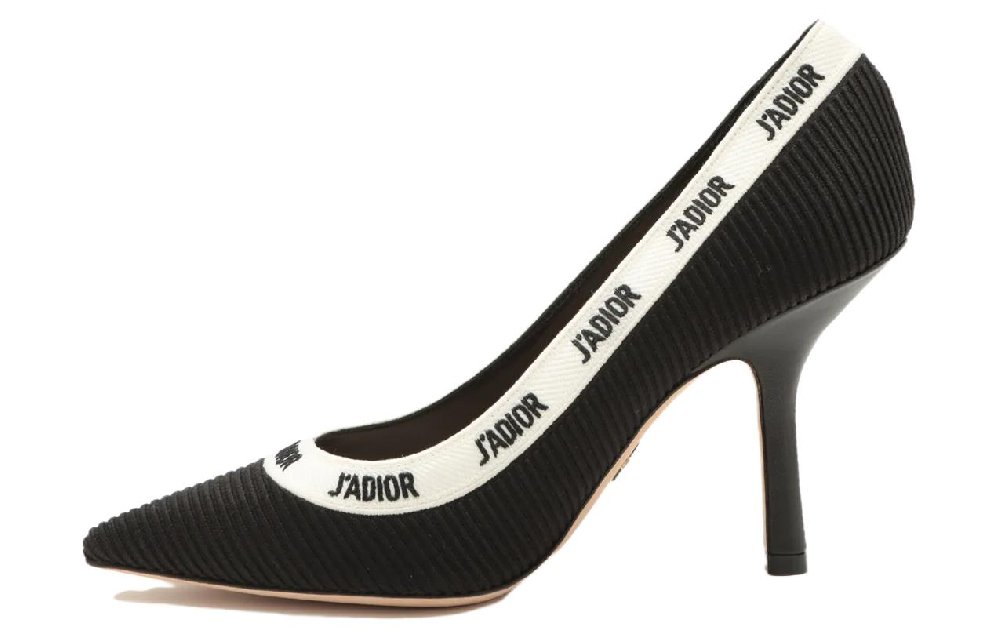 DIOR J'Adior Slim Heel High Heels 10cm Women's Black