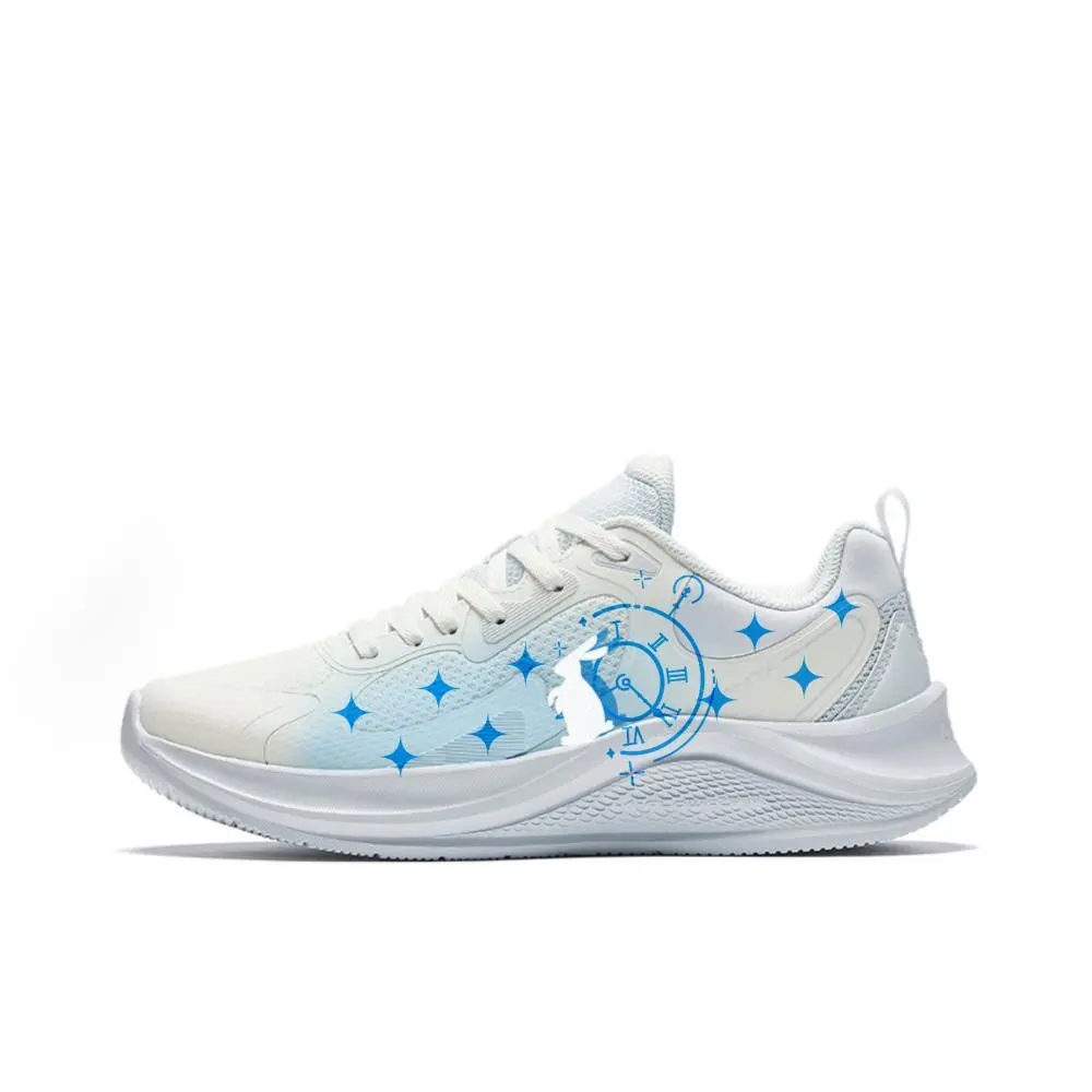 Anta Wander 2 Cushioning, Wear Resistant Low top Physical Fitness Test & Exam Running Shoes Women's Blue