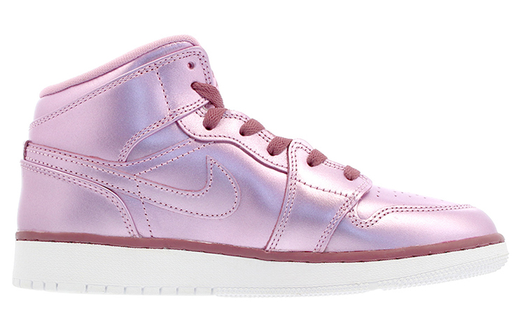 Jordan 1 Mid Pink Rise GS купить в интернет-магазине Yoocart с быстрой доставкой по России.