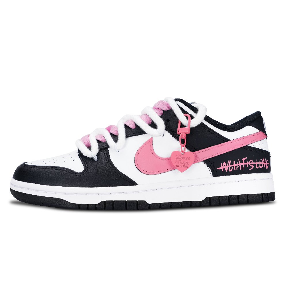 Nike Dunk Low Top Skateboard Shoes Unisex Black