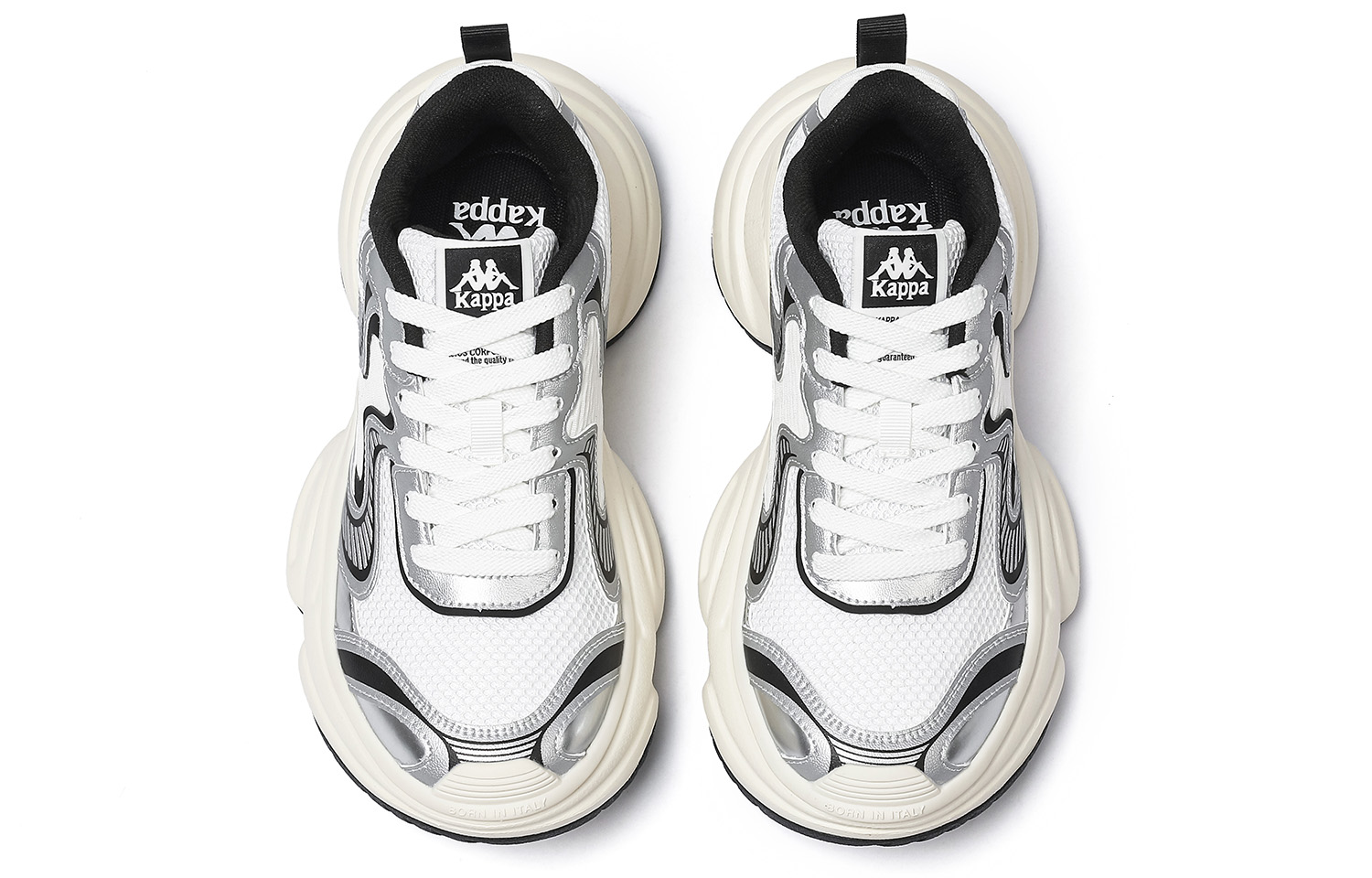 Kappa Low-Top Chunky Sneakers Women's Classic White купить в интернет-магазине Yoocart с быстрой доставкой по России.