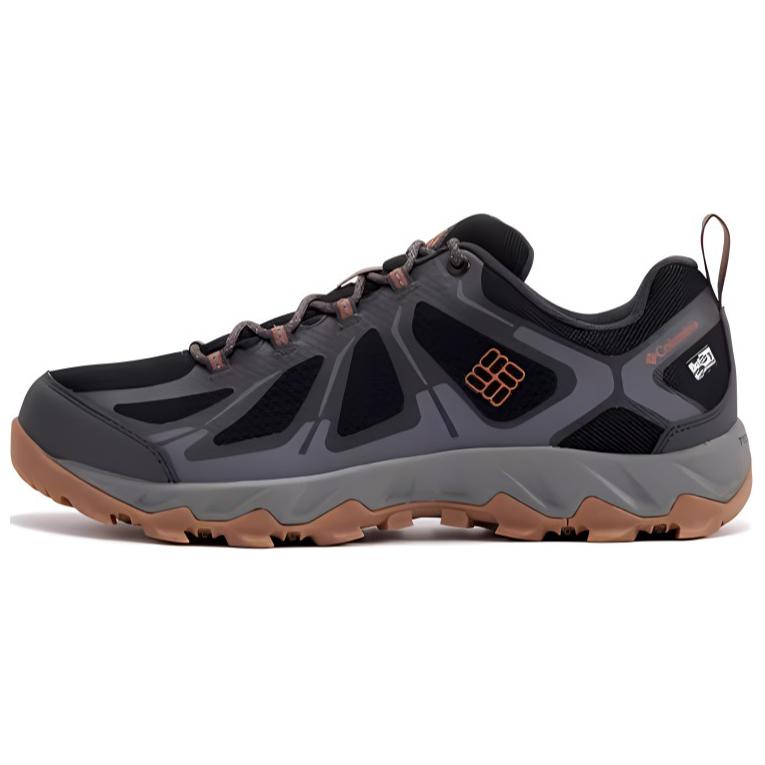Columbia Cushioning Anti-Slip And Wear-Resistant Low-Top Trekking Shoes Men's Black Gray Color