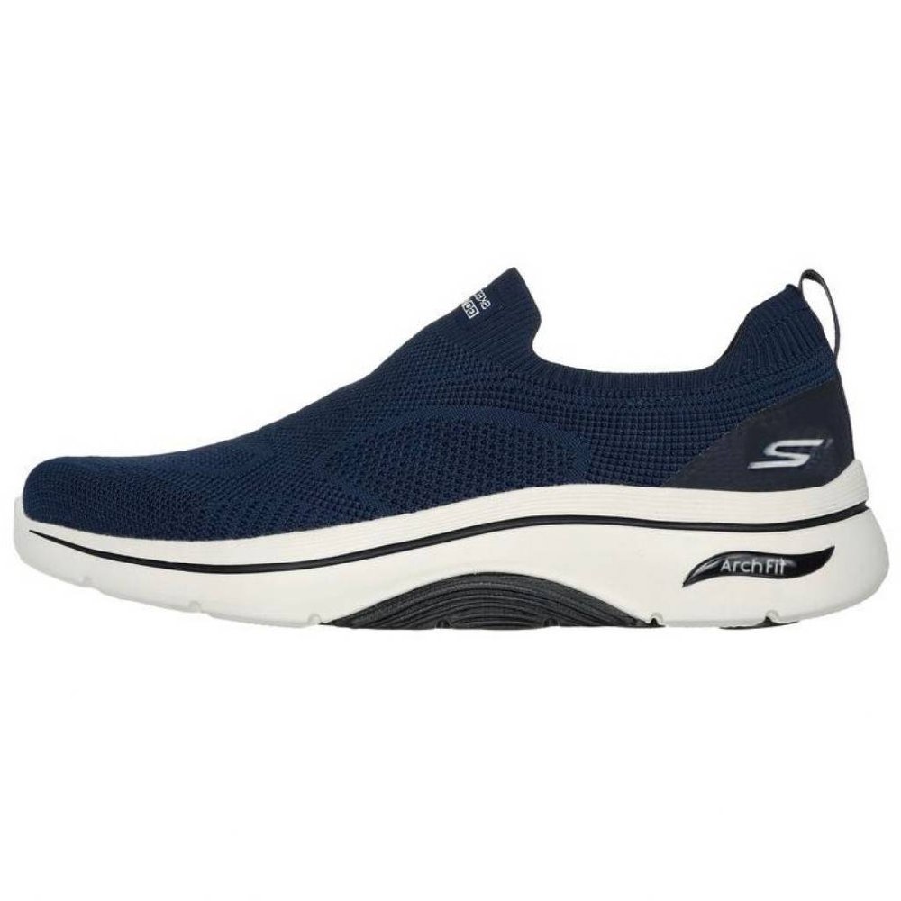 Skechers Low Top Casual Shoes Men's Navy Blue Black