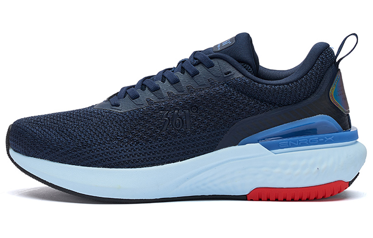 361° Fei Ren Slip Resistant Breathable Abrasion Resistant Shock Absorbers Rebound Low Top Running Shoes Men's