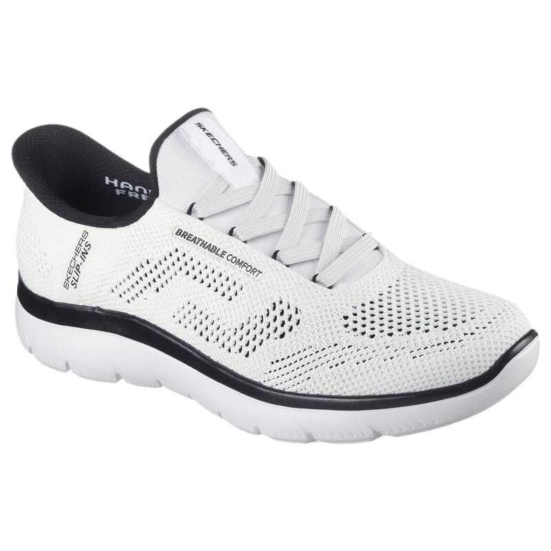 Skechers Summits Cushioning, Abrasion Resistant, Waterproof, And Breathable Low Top Running Shoes Men's White