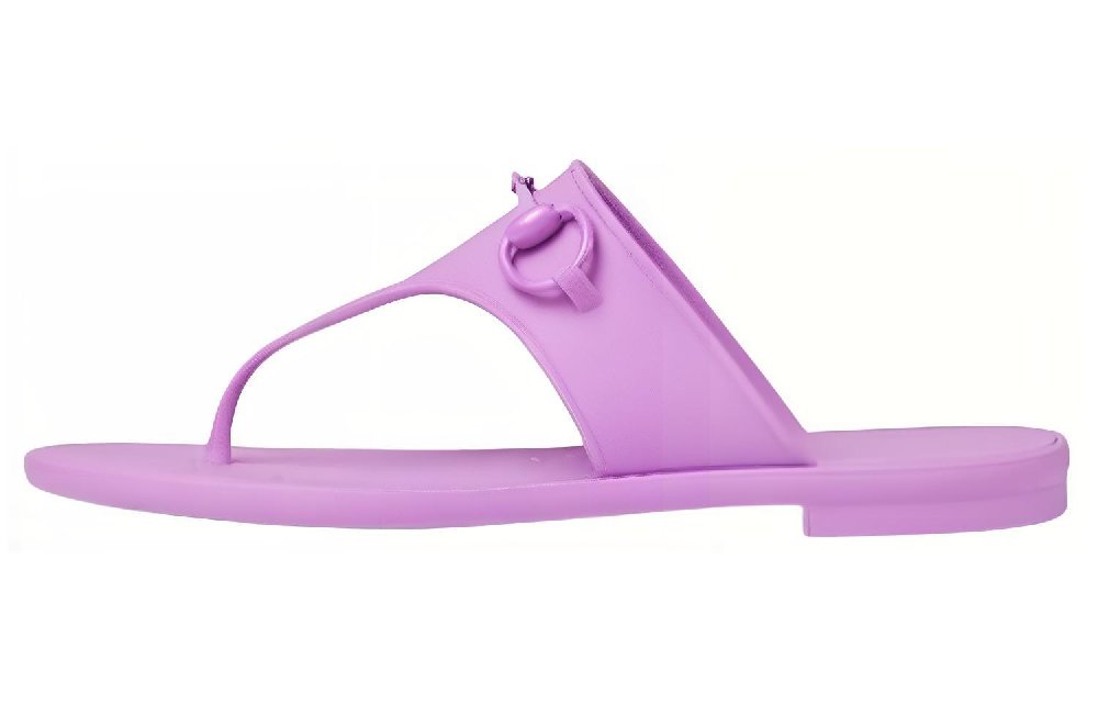 GUCCI Horsebit Flip Flops Women's Purple
