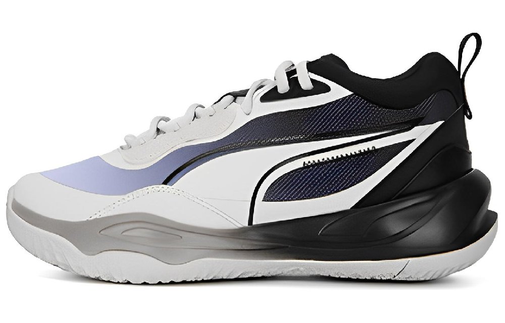 PUMA Playmaker Fade Basketball Shoes 'White Black'