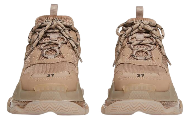 Balenciaga Triple S Sneakers 'Clear Sole Brown' Women's