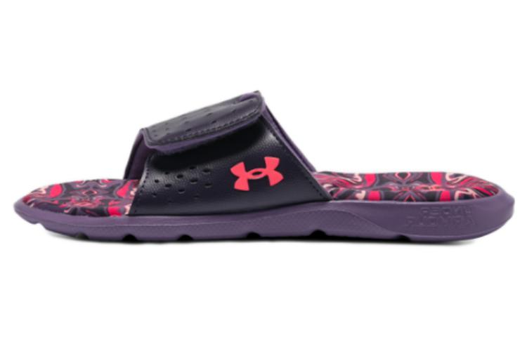 Under Armour Ignite Pro Graphic Footbed Slides 'Tux Purple Marble' Women's