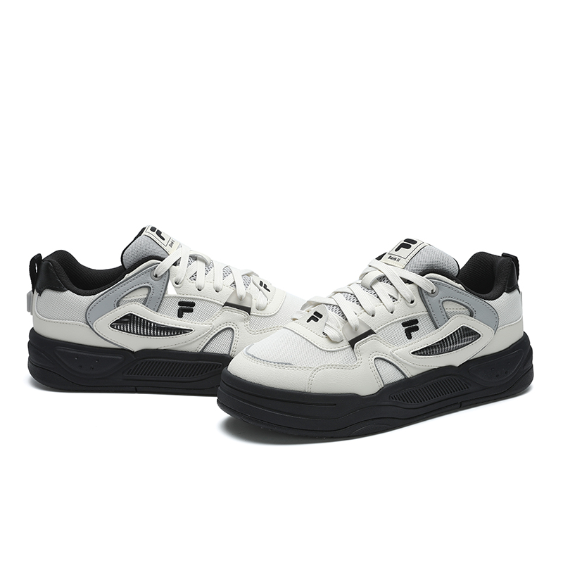 FILA FUSION BANK II Wear-Resistant Low-Top Skateboard Shoes Women's Black White купить в интернет-магазине Yoocart с быстрой доставкой по России.