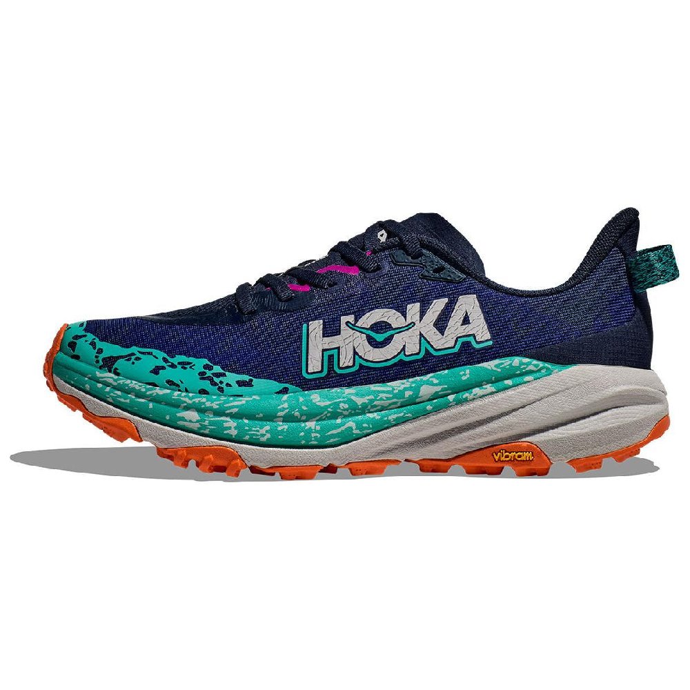 HOKA ONE ONE Speedgoat 6 Anti-Slip Wear-Resistant Low-Top Running Shoes Women's Turquoise