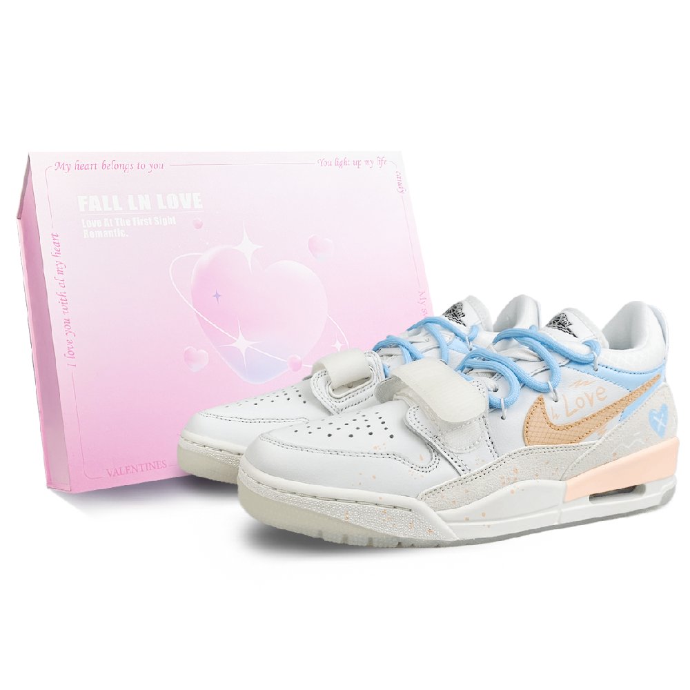 Jordan Legacy 312 WMNS CNY 'Snake Year' Anti-Slip Wear-Resistant Mid-Top Vintage Basketball Shoes Unisex White