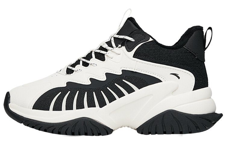 ANTA Casual Shoes Women's Low-Top Black/Ivory White