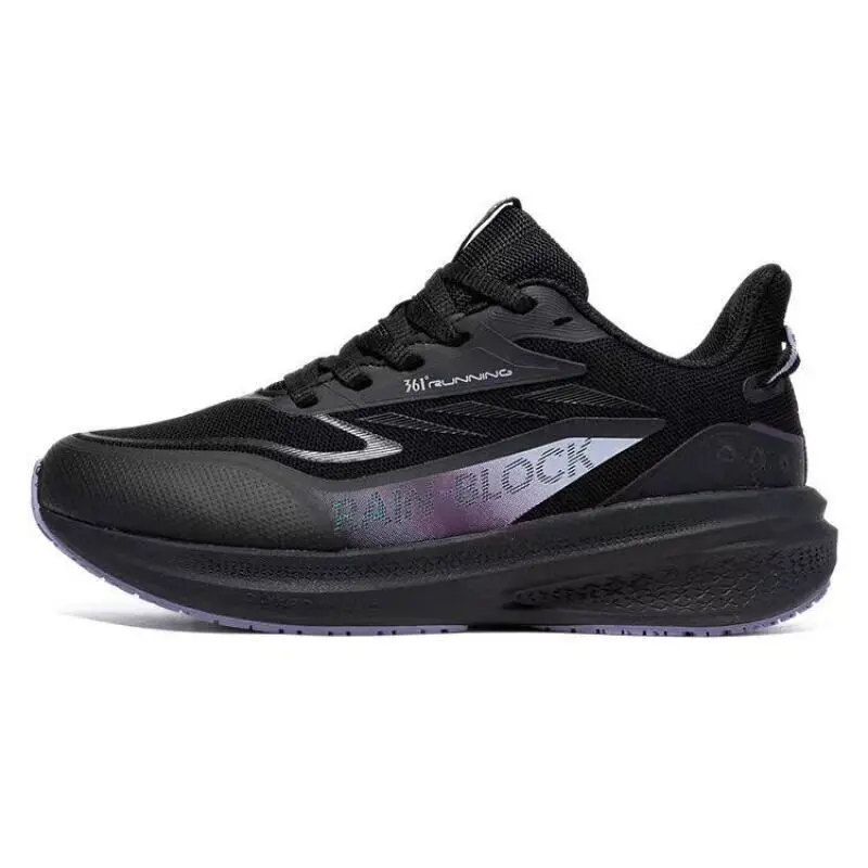 361° Cushioning Coverage Rebound Low top Running Shoes Women's Black Purple