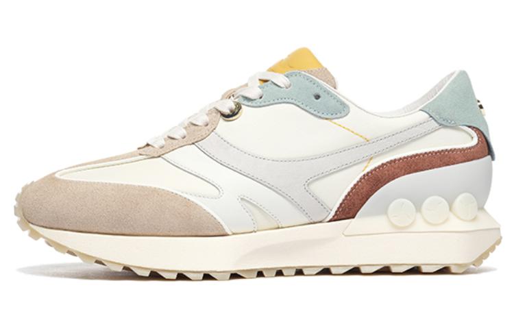 LI NING 1990 Zhengrong Casual Shoes Women's Low top Ecru/Cream Brown/Redwood Brown/Blue