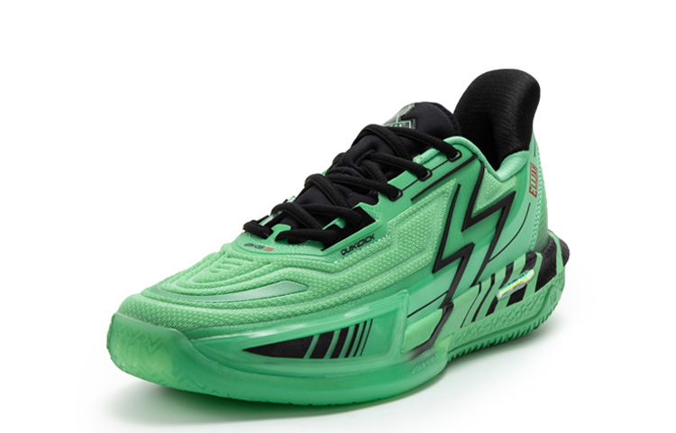 361° BIG3 4.0 Quick Pro Basketball Shoes Men's Low top Aurora Green/Obsidian Black