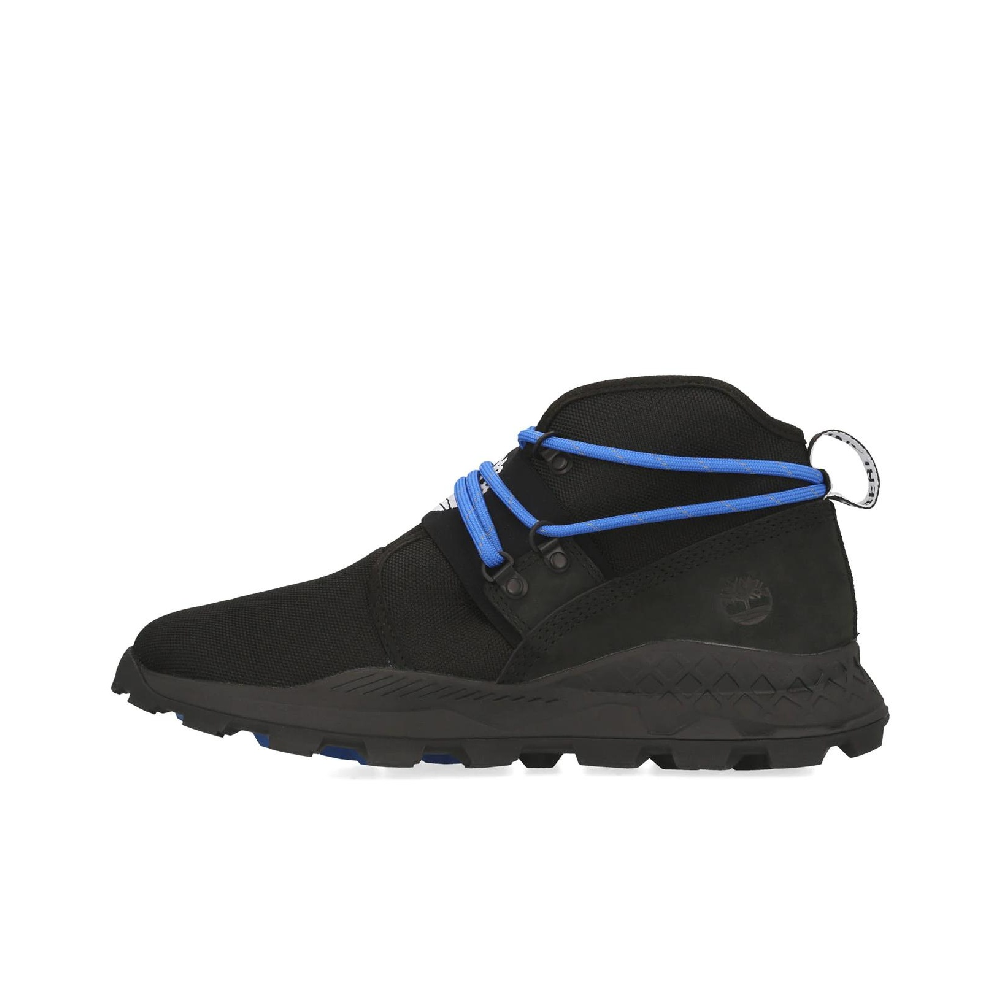 Timberland Brooklyn Leather And Fabric Chukka Wide Fit Shoes 'Black Ripstop'