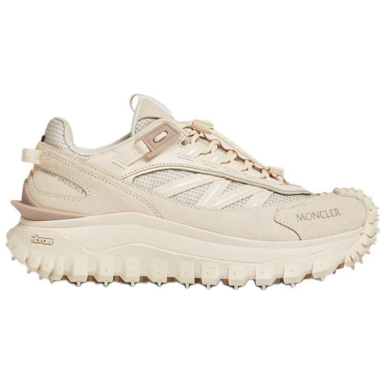 Moncler Trailgrip Low Top Casual Shoes Women's Light Beige купить в интернет-магазине Yoocart с быстрой доставкой по России.