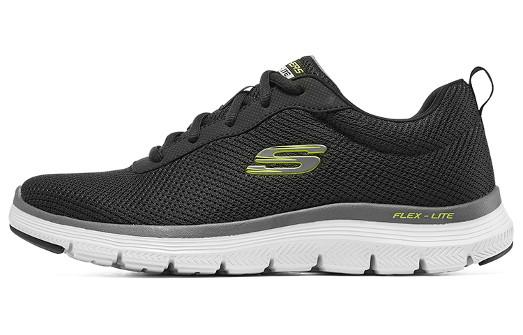 Skechers Flex Advantage 4.0 Cushioning Anti-Slip And Wear-Resistant Low-Top Casual Shoes Men's Black