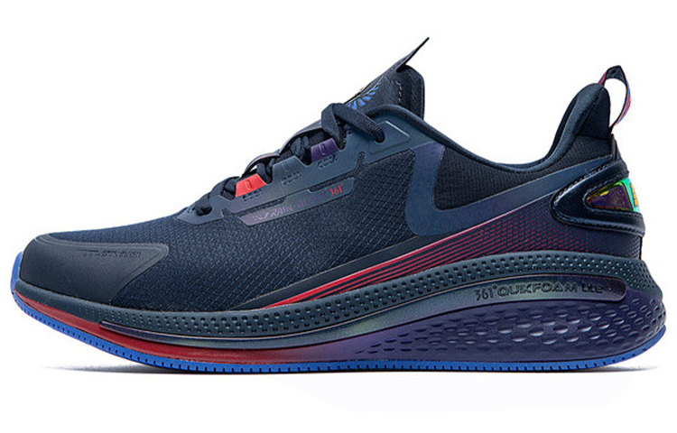 SHENGDOUSHIXINGSHI x 361° Glacier Low Top Running Shoes Men's Blue Purple