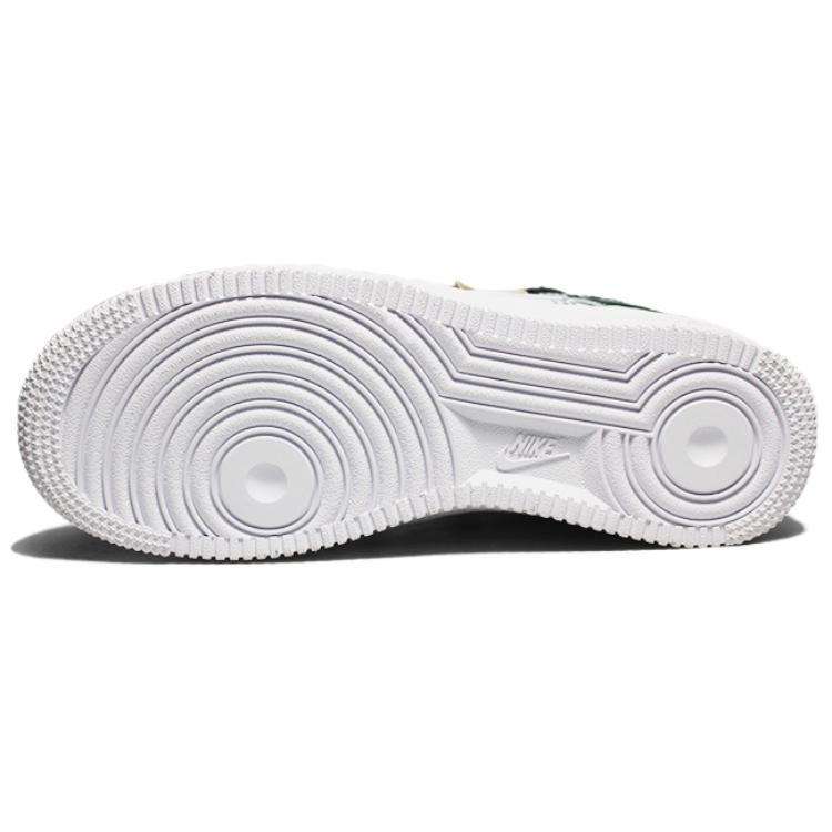 Nike Air Force 1 Light Ink Matte Anti-Slip Wear-Resistant Low-Top Skateboard Shoes Men's White Green купить в интернет-магазине Yoocart с быстрой доставкой по России.