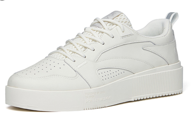 Anta Life Collection Low-Top Skateboard Shoes Men's Ivory White купить в интернет-магазине Yoocart с быстрой доставкой по России.