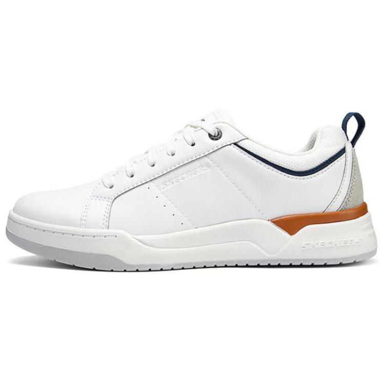 Skechers Slip-Resistant Cushioning Wear-Resistant Low-Top Skateboard Shoes Men's White