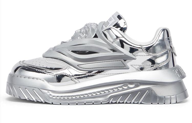 VERSACE Odissea Caged Rubber Medusa Sneaker 'Silver'