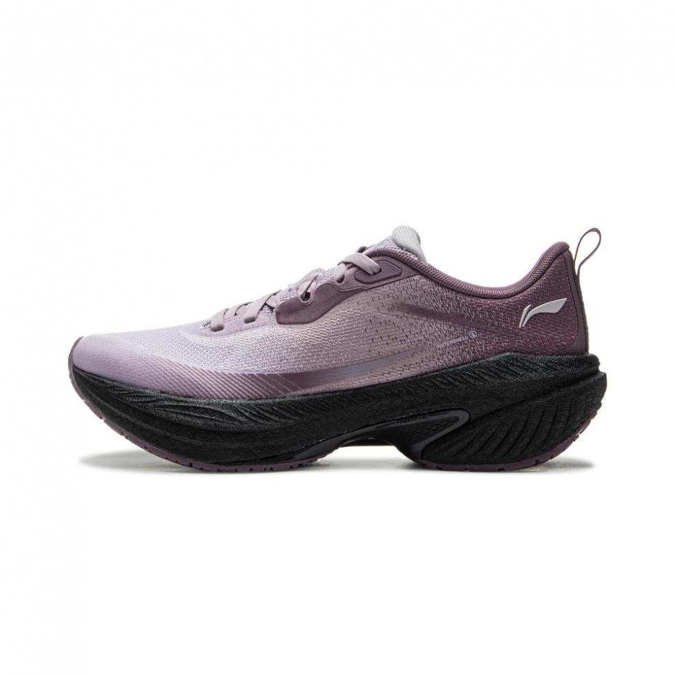 LiNing WuShi 5S 4.0 Cushioning Anti-Slip Wear-Resistant Breathability Low-Top Running Shoes Women's Purple