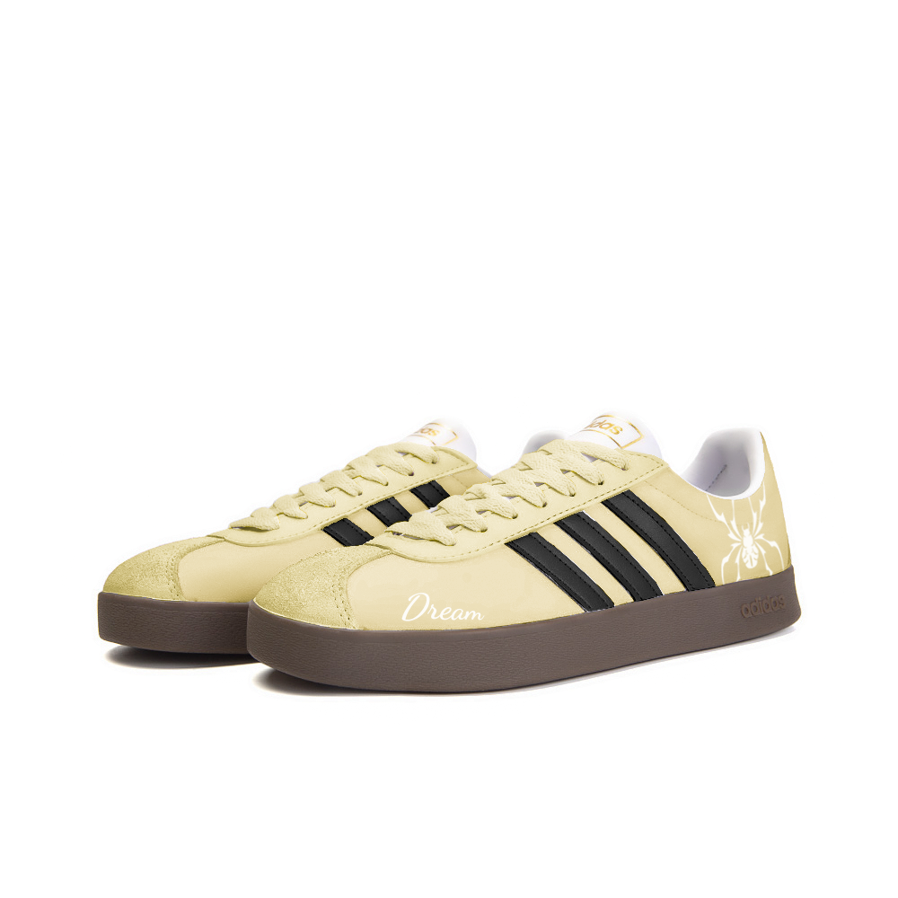 Adidas Neo VL Court 2.0 Jing He Lingzi Anti-Slip Wear-Resistant Low-Top Skateboard Shoes Unisex Lemon купить в интернет-магазине Yoocart с быстрой доставкой по России.
