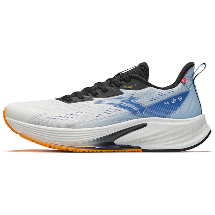 Anta Cushioning Wear-Resistant Low-Top Nitrogen Technology Casual Running Shoes Men's White Blue Black