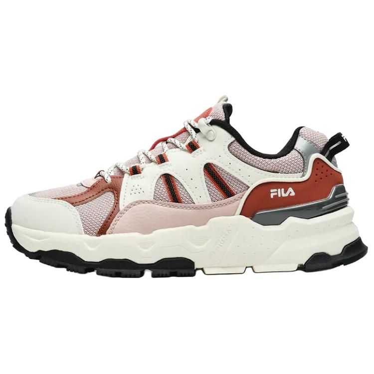 FILA Trek 1S Low Top Casual Shoes Women's White Pink