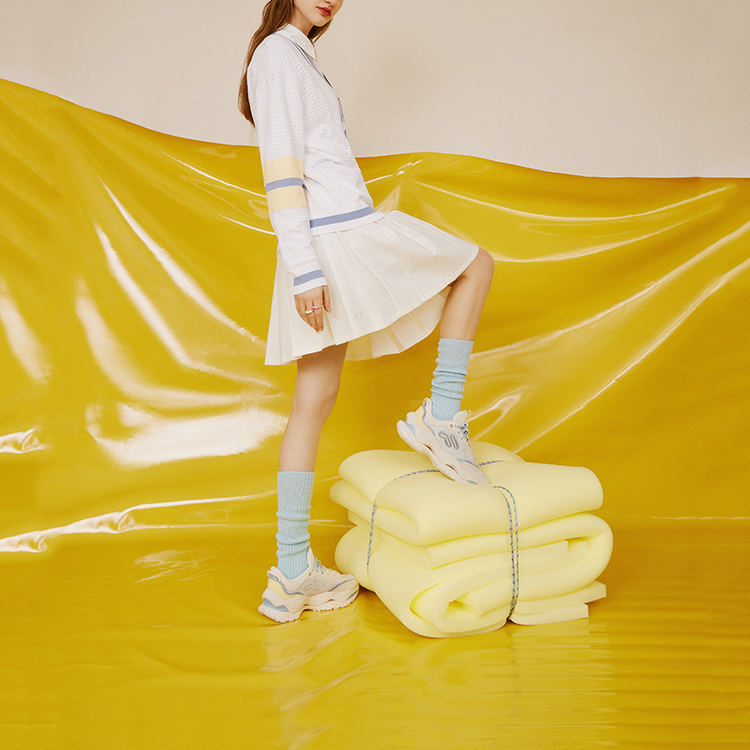 FILA FUSION Cheese Low Top Casual Shoes Women's Micro White купить в интернет-магазине Yoocart с быстрой доставкой по России.