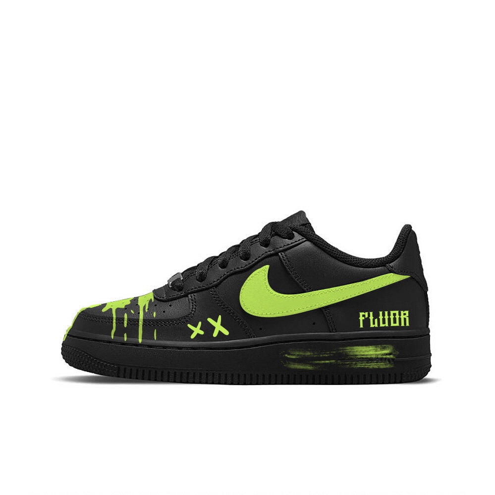 Nike Air Force 1 07 Low-Top Skateboard Shoes Unisex Black
