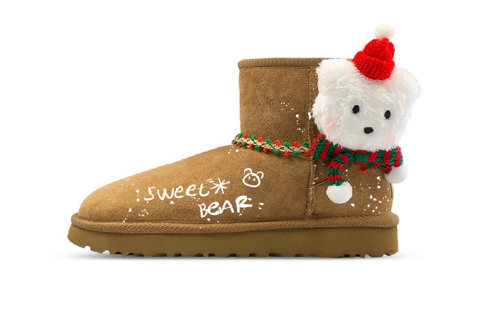 UGG CLASSIC MINI Short Snow Boots Women's Chestnut