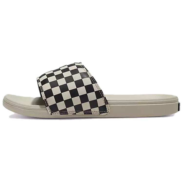Vans Mte La Costa Checkerboard Slides 'White Black'