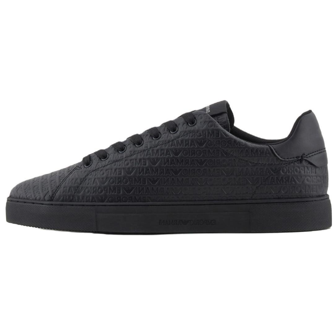 EMPORIO ARMANI Logo Debossed Low-Top Sneakers