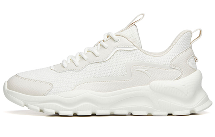 Anta Life Collection Lightweight And Breathable Low Top Sports Casual Shoes Men's White Gray