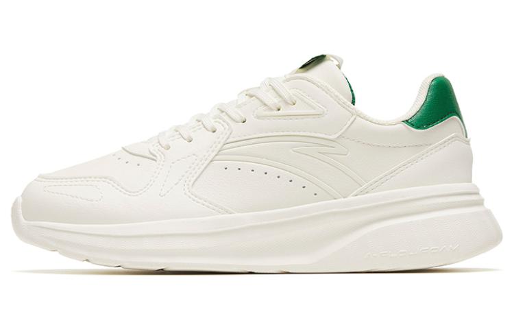 Anta Cushioning Anti-Slip And Wear-Resistant Low-Top Sports Casual Shoes Women's White Green