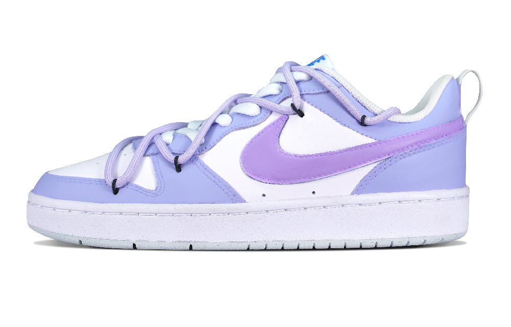 Nike Court Borough Low 2 Low-Top Skateboard Shoes GS Purple