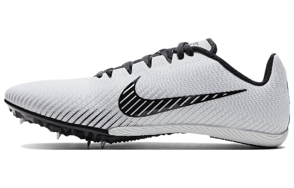 Nike Air Zoom Rival M 9 Spikes 'Pure Platinum Black'