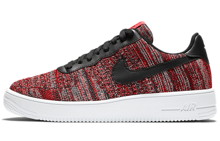 Nike Air Force 1 Flyknit 2.0 University Red Black