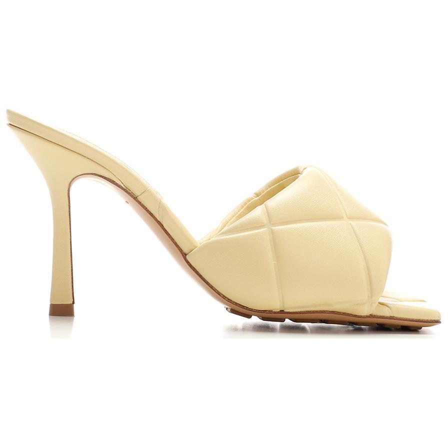Bottega Veneta Lido Stylish Sandal 9cm Women's Yellow