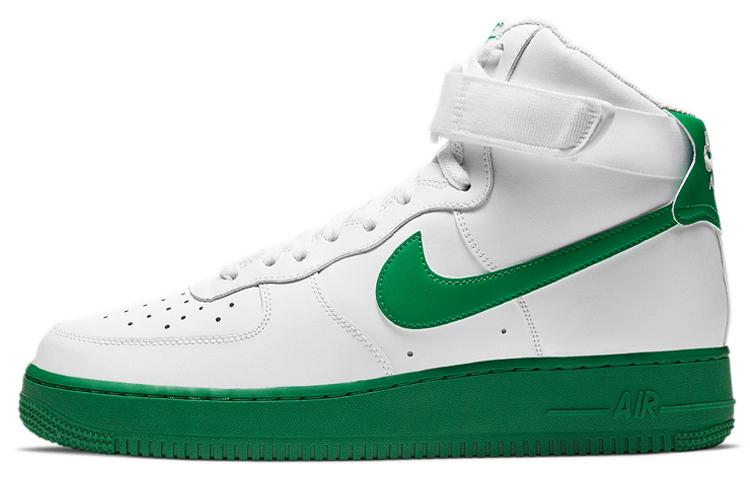 Nike Air Force 1 High White Green Midsole