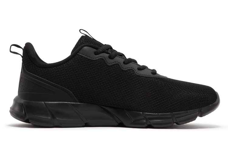 361° Cushioning Wear-Resistant Low-Top Running Shoes Men's Black Gold