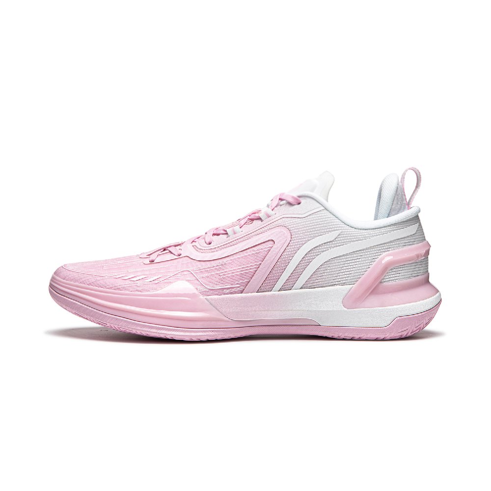 LINING Liren Assassin 1 Basketball Shoes Men's Low top Soft Cherry Blossom Pink/Standard White