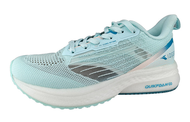 361° Flying Wing Slip Resistant And Breathable Low Top Running Shoes Women's Ceramic Enamel Green купить в интернет-магазине Yoocart с быстрой доставкой по России.