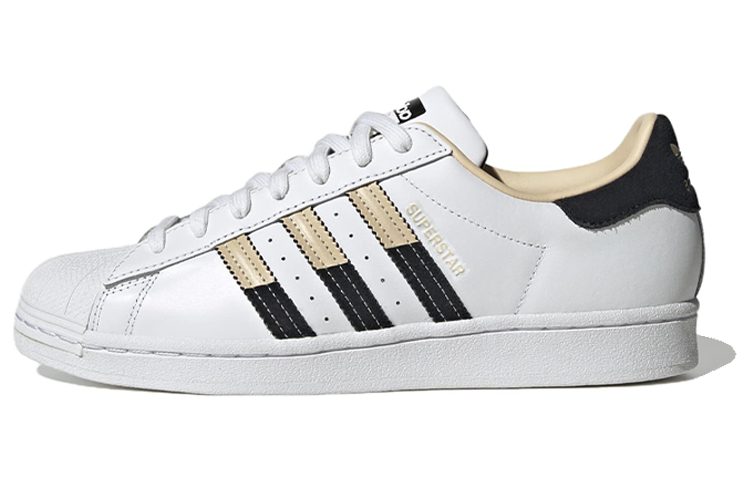 Adidas Originals Superstar Cloud White Sand Strata Core Black