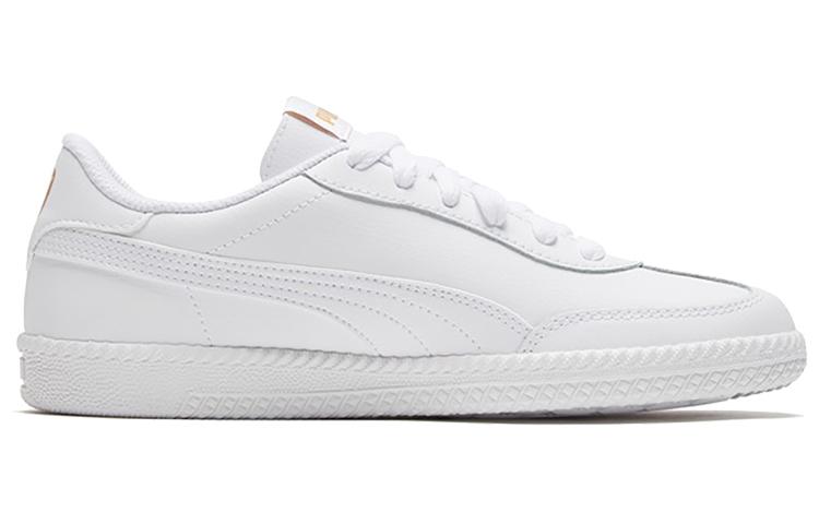 PUMA Astro Cup L White/Gold Low Casual Board Shoes купить в интернет-магазине Yoocart с быстрой доставкой по России.