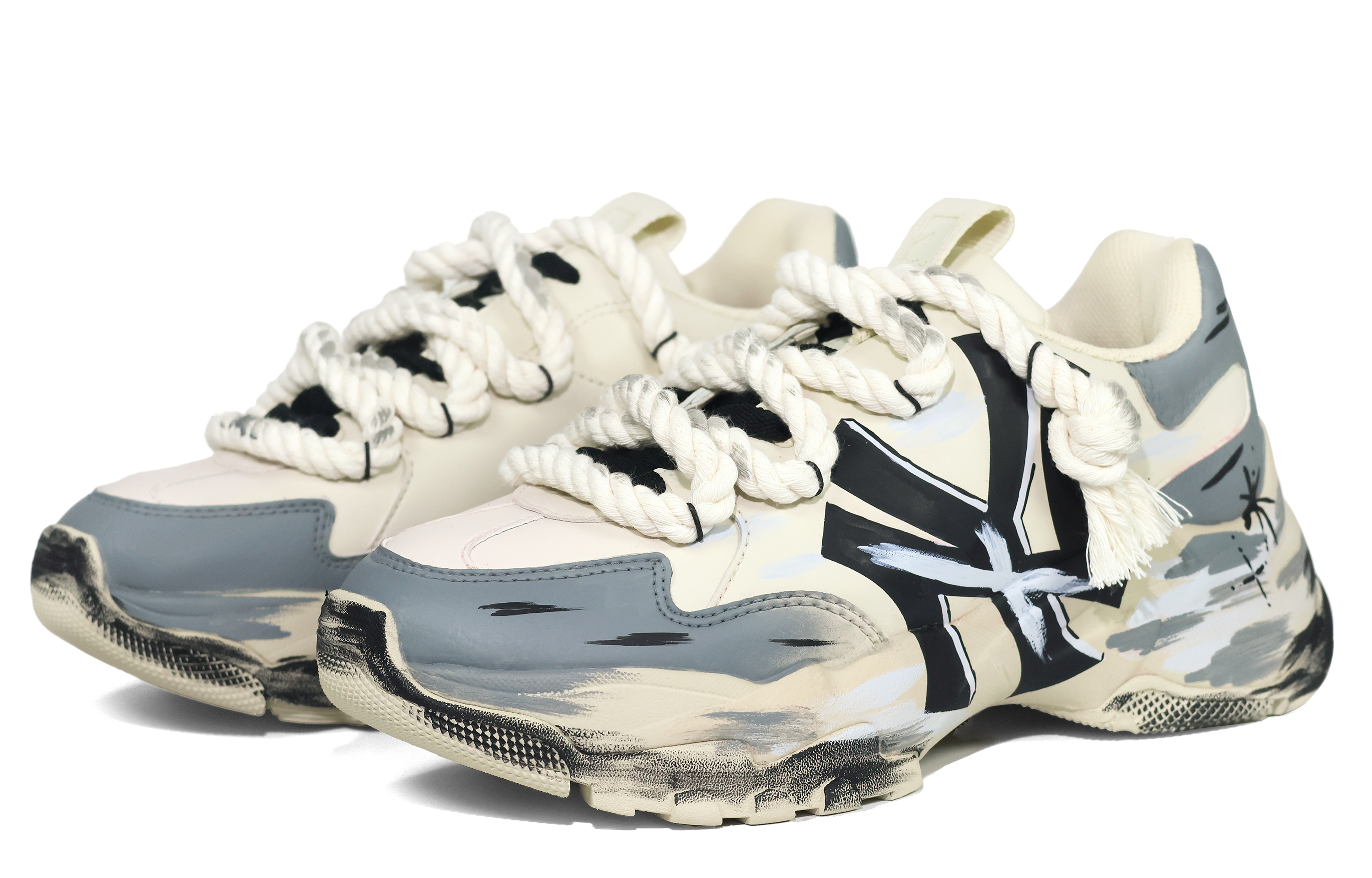 MLB Big Ball Chunky Sneakers Unisex Low top Black/Gray купить в интернет-магазине Yoocart с быстрой доставкой по России.